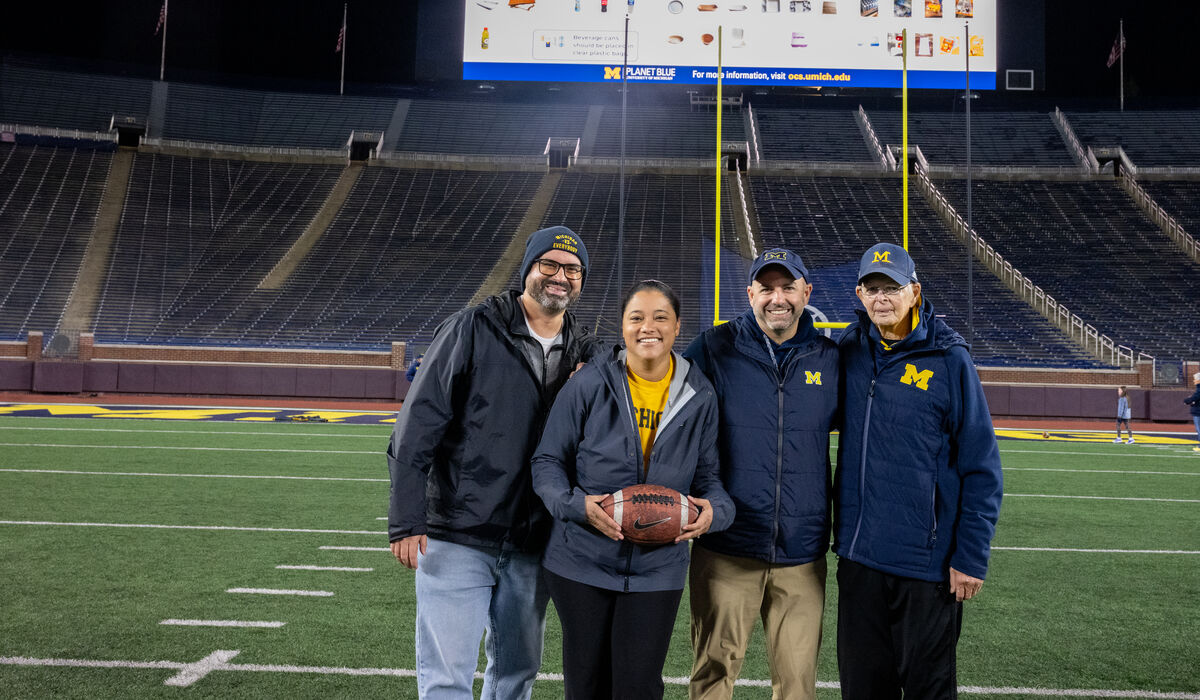 Alumni Association Hosted A Fall 2025 Tour Of Michigan Stadium For Alumni On November 02, 2025.