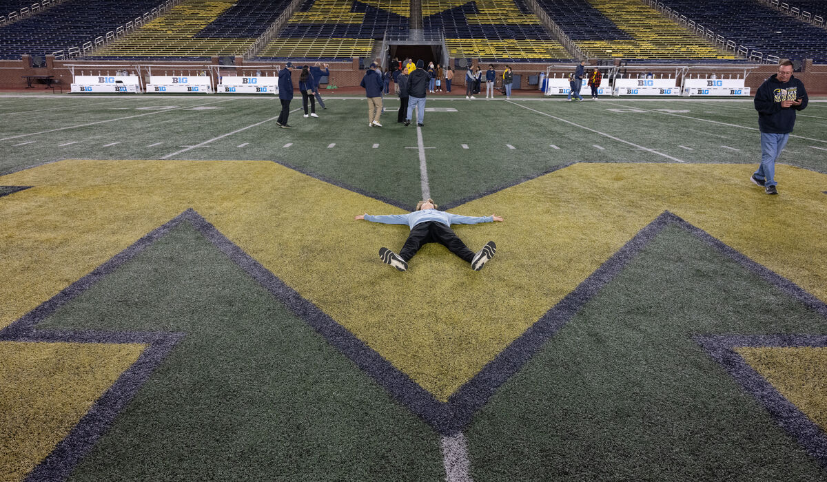 Alumni Association Hosted A Fall 2025 Tour Of Michigan Stadium For Alumni On November 02, 2025.
