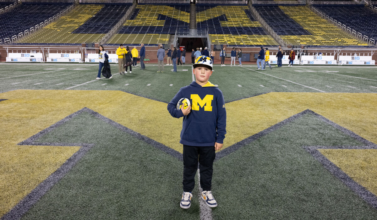 Alumni Association Hosted A Fall 2025 Tour Of Michigan Stadium For Alumni On November 02, 2025.
