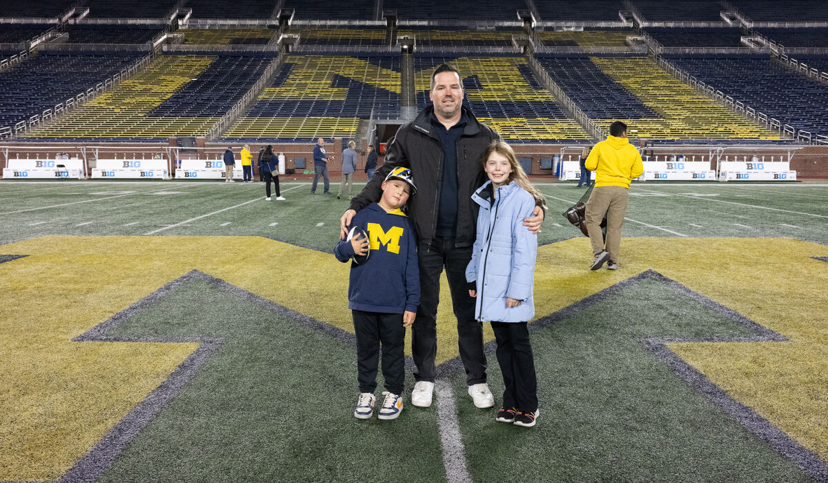 Alumni Association Hosted A Fall 2025 Tour Of Michigan Stadium For Alumni On November 02, 2025.
