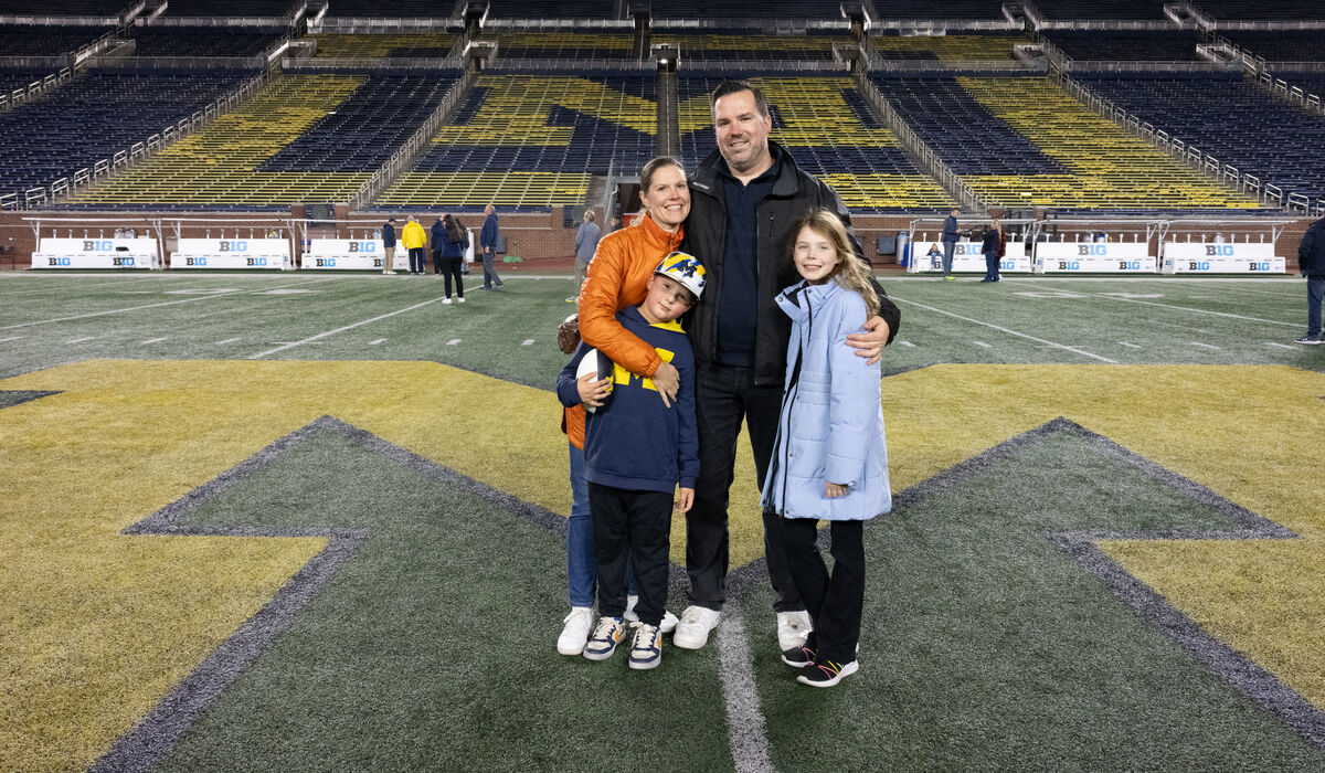 Alumni Association Hosted A Fall 2025 Tour Of Michigan Stadium For Alumni On November 02, 2025.
