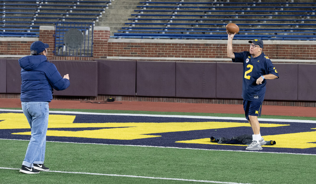 Alumni Association Hosted A Fall 2025 Tour Of Michigan Stadium For Alumni On November 02, 2025.