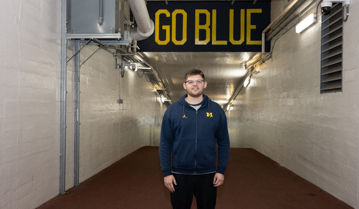 Alumni Association Hosted A Fall 2025 Tour Of Michigan Stadium For Alumni On November 02, 2025.