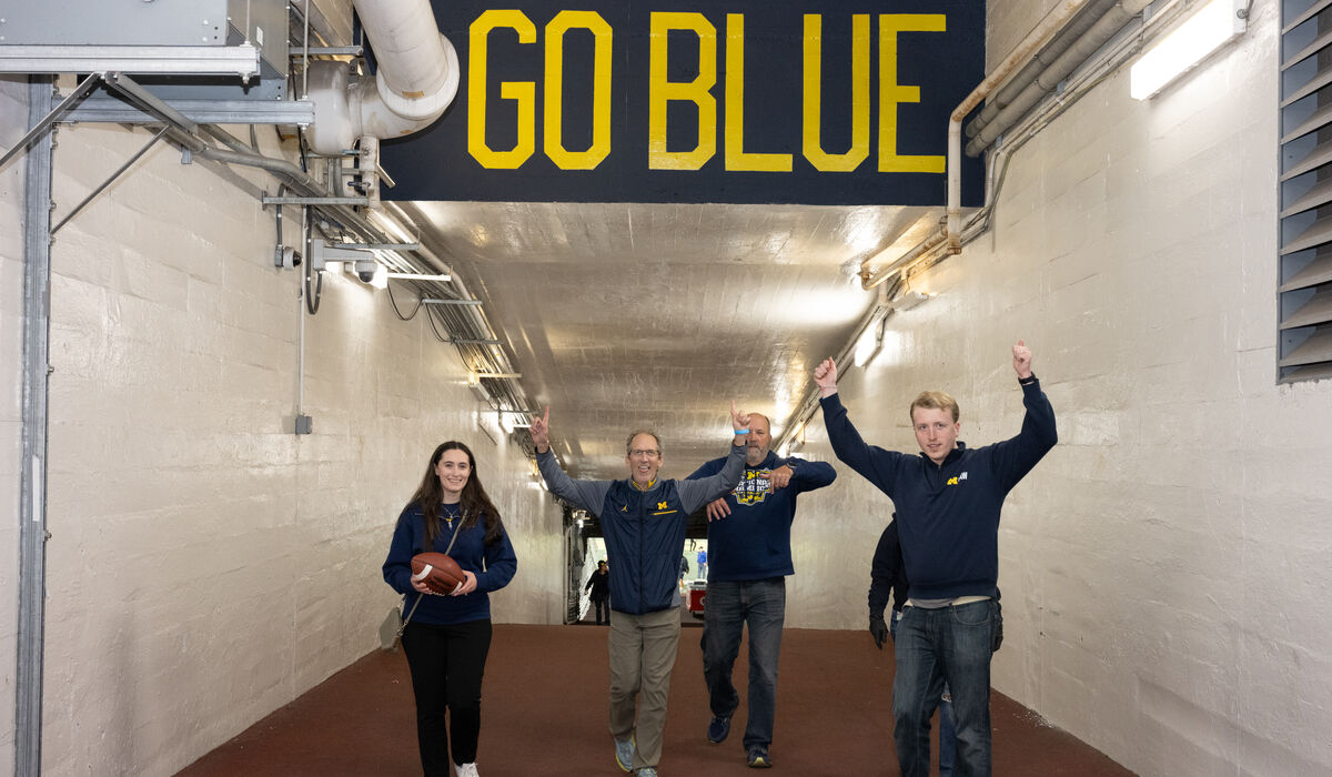 Alumni Association Hosted A Fall 2025 Tour Of Michigan Stadium For Alumni On November 02, 2025.