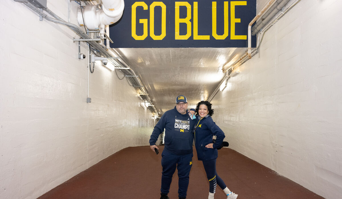 Alumni Association Hosted A Fall 2025 Tour Of Michigan Stadium For Alumni On November 02, 2025.