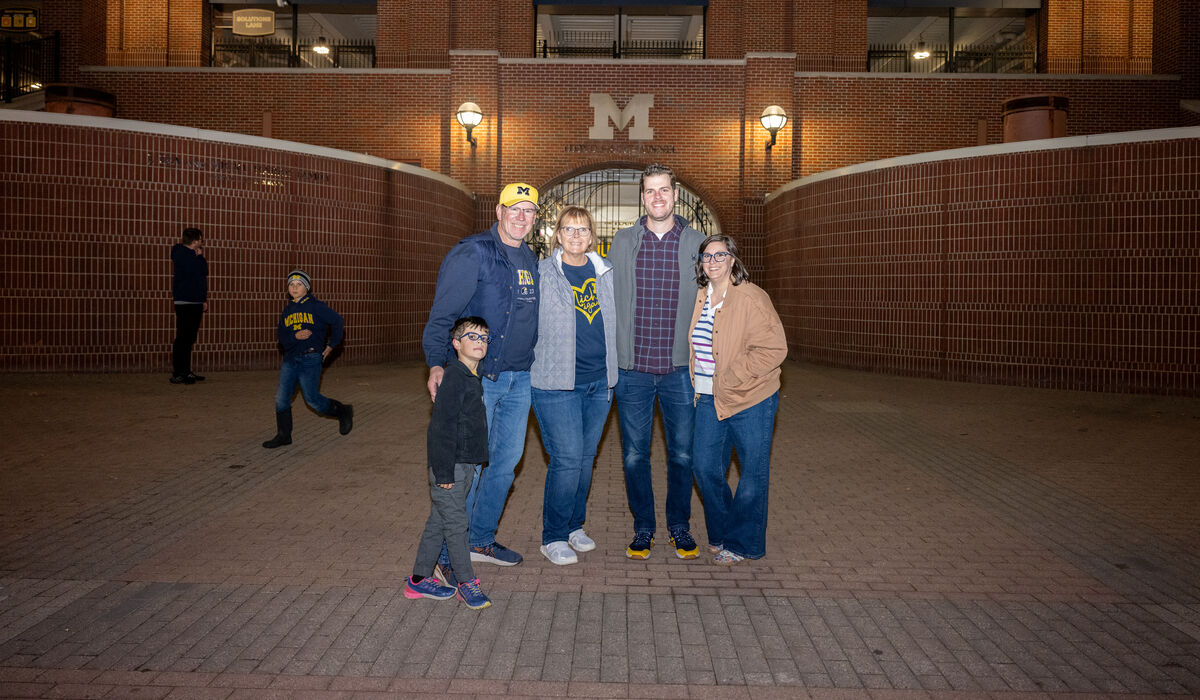 Alumni Association Hosted A Fall 2025 Tour Of Michigan Stadium For Alumni On November 02, 2025.