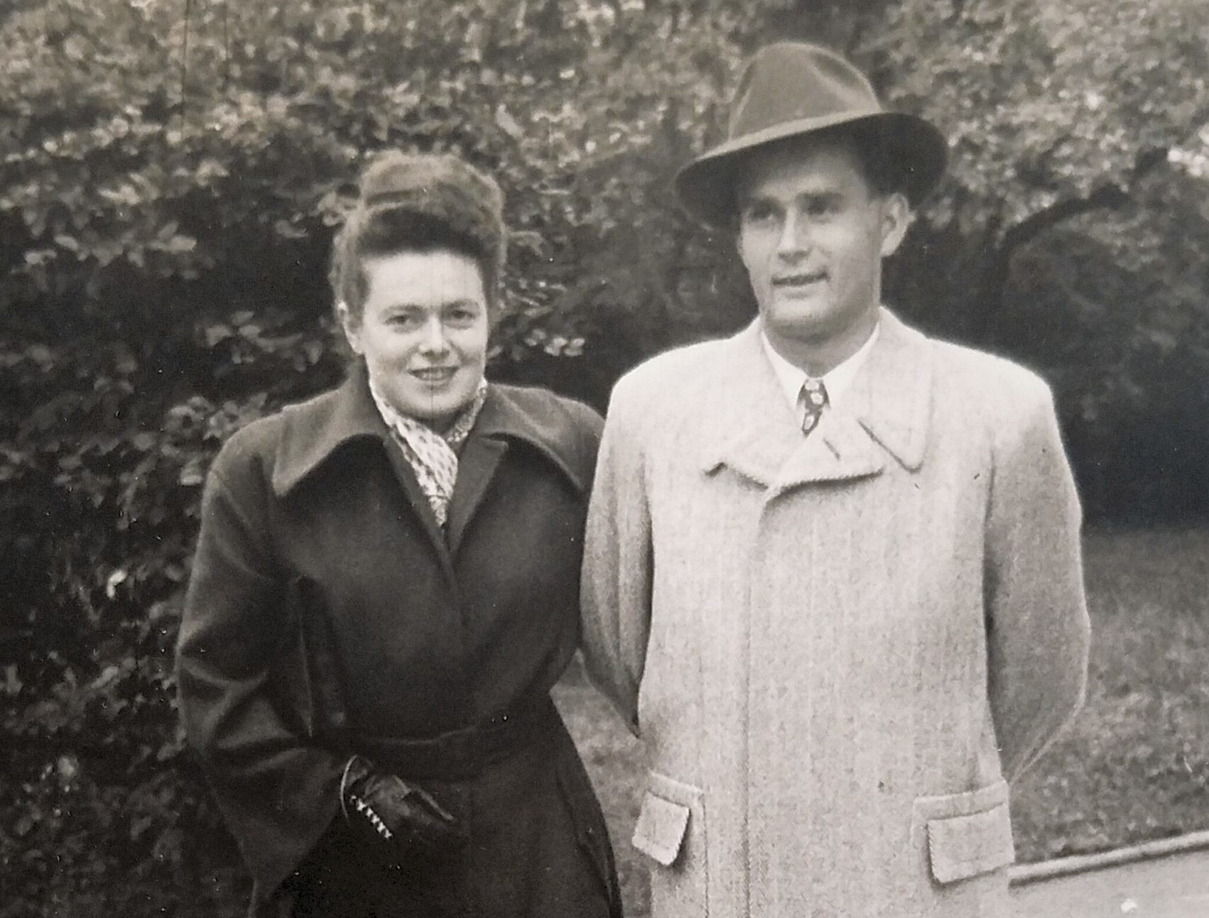 Marianne And Ernest Sarosi are pictured, days before their wedding in September 1949.