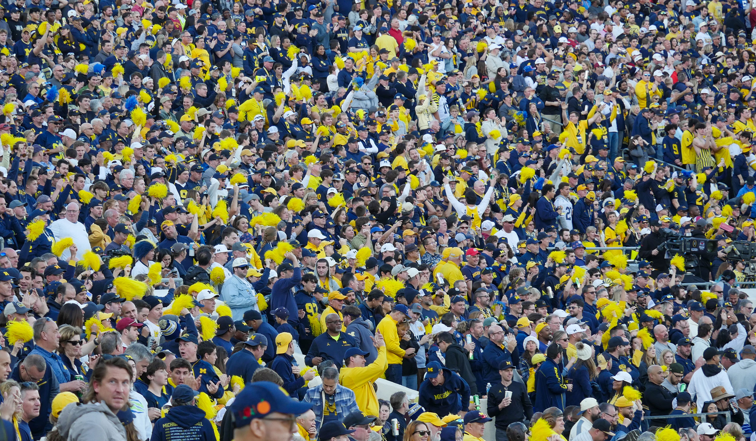 Michigan Fans At Rose Bowl