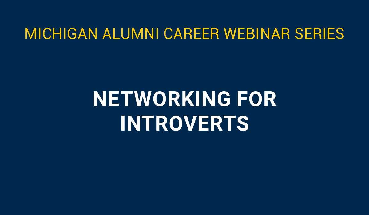 Networking For Introverts