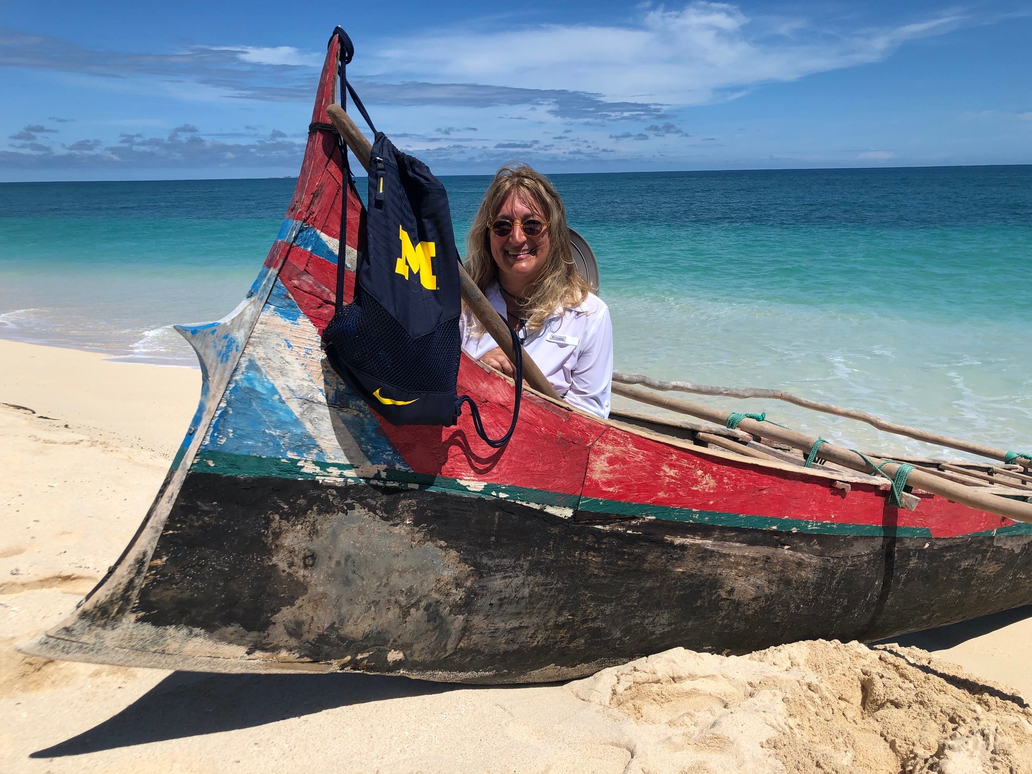 Former U-M regent Andrea Fischer Newman, ’79, visited the Barren Isles in the Mozambique Channel, about 15 miles off the coast of Madagascar.