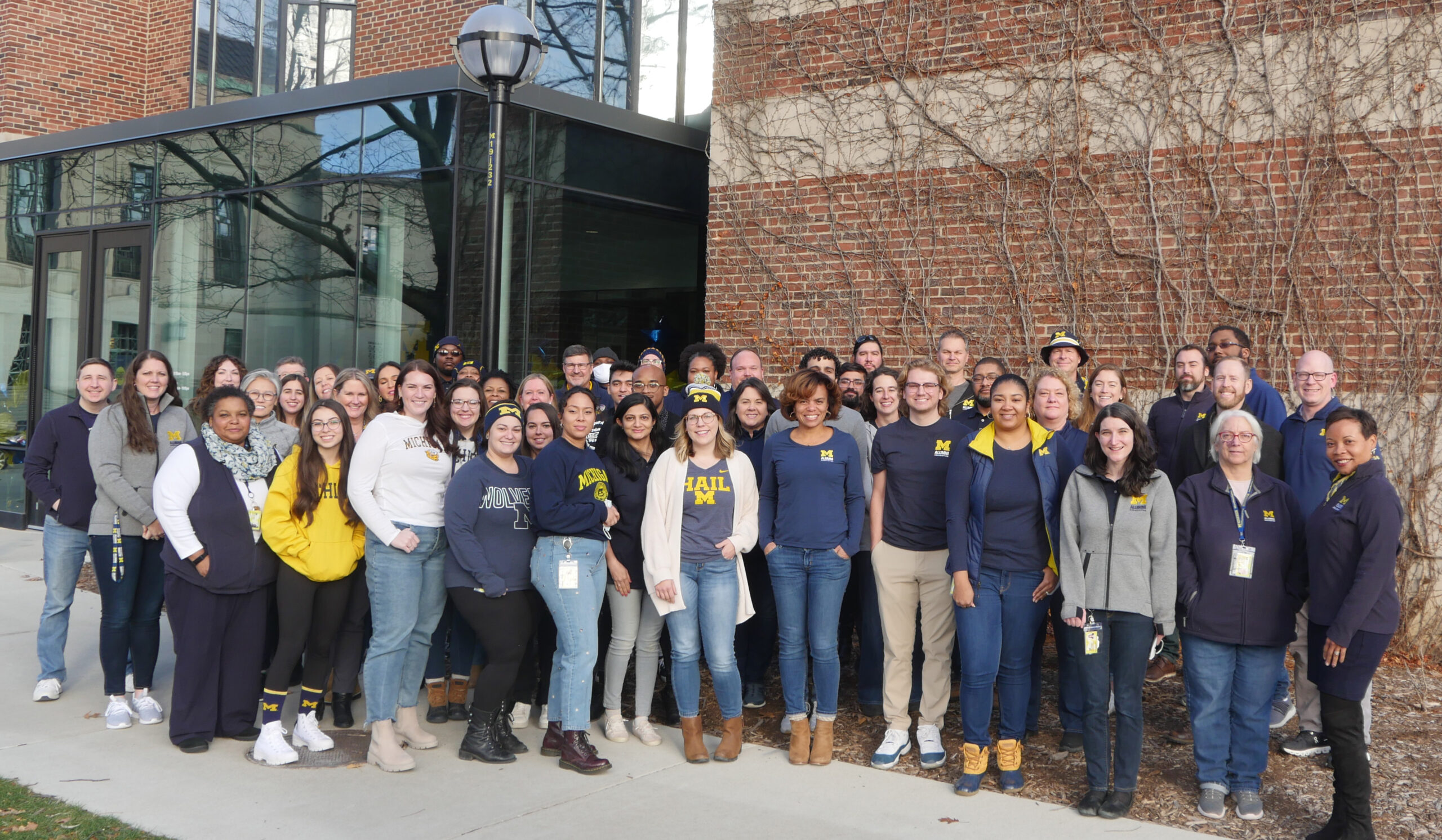 The staff of the Alumni Association of the University of Michigan