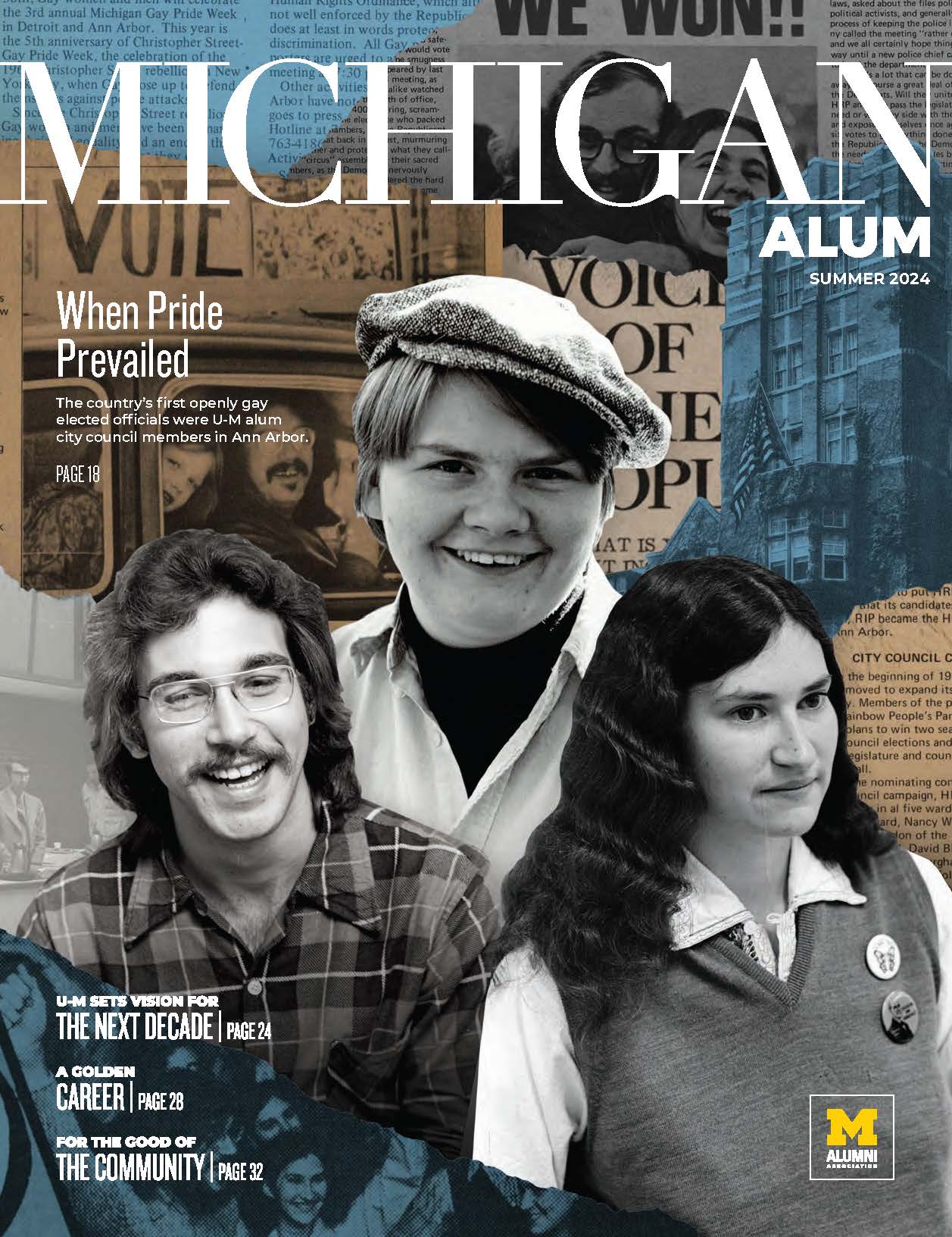 Cover of the Summer 2024 issue of Michigan Alum magazine