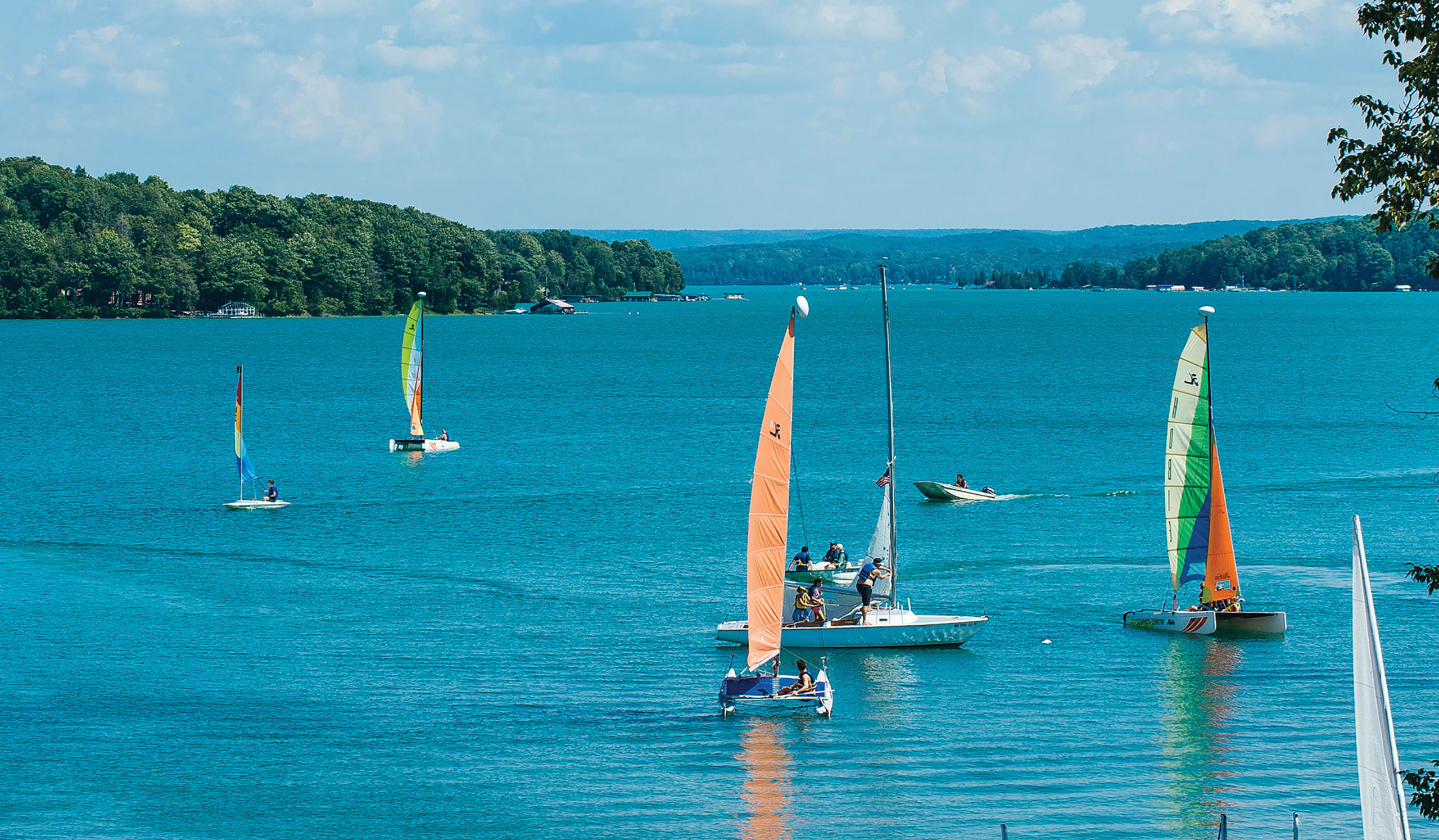 Sailboats On Walloon Lake