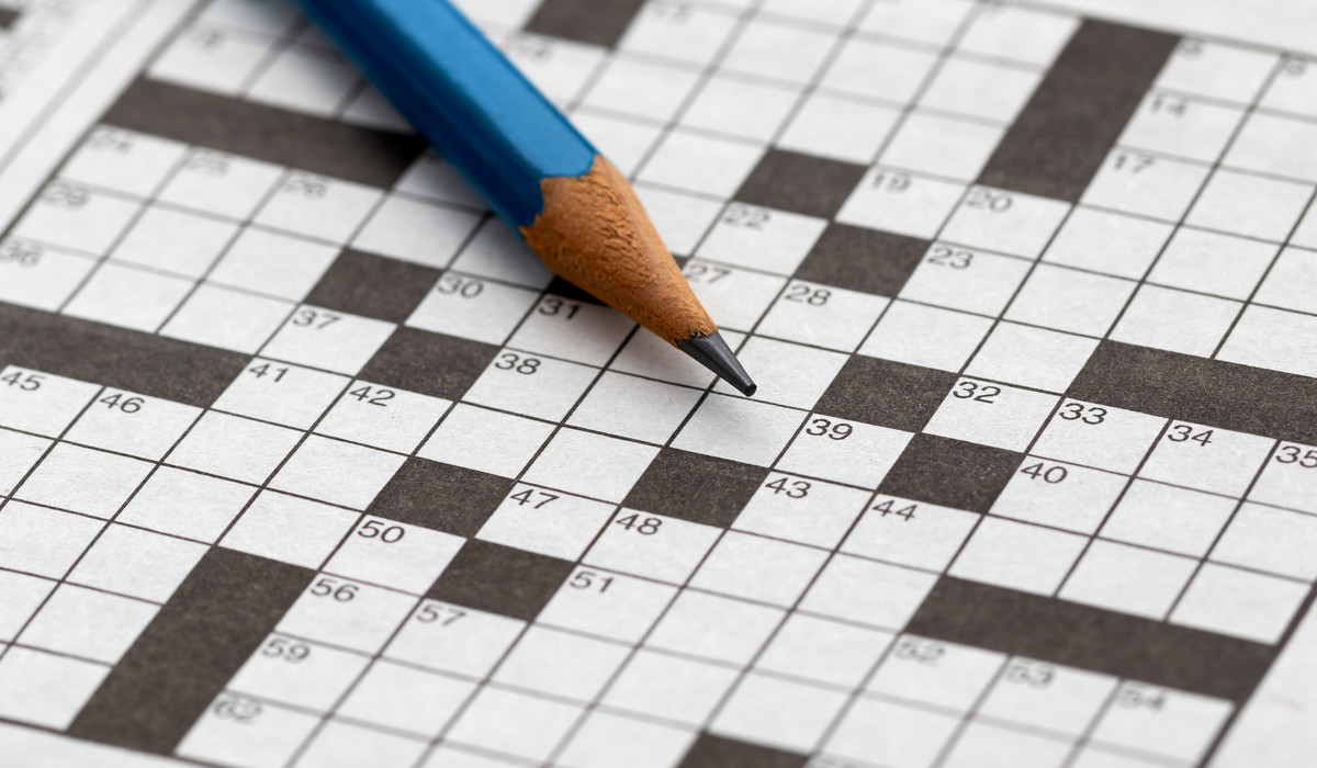 Crossword Puzzle With Pencil
