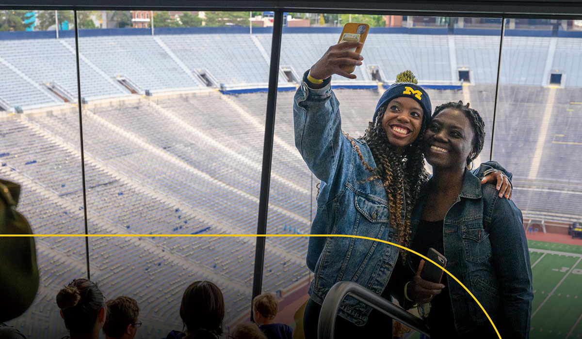 Selfie At Michigan Stadium