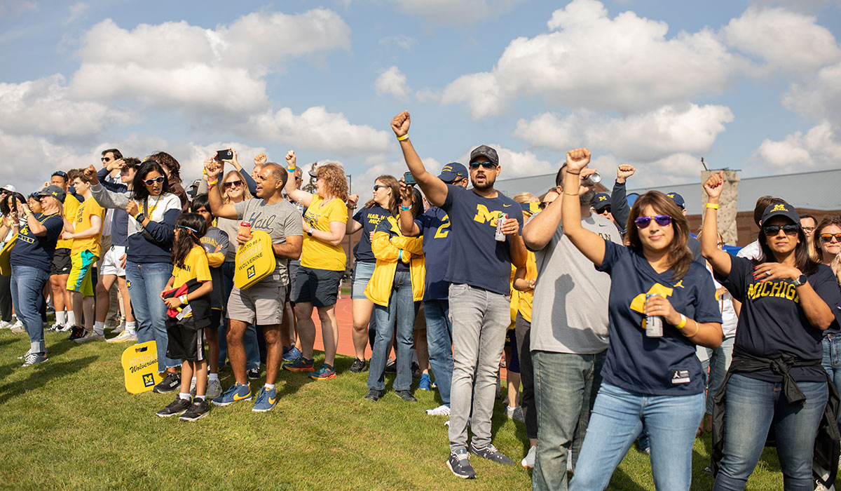 Singing The Victors At Homecoming Tailgate