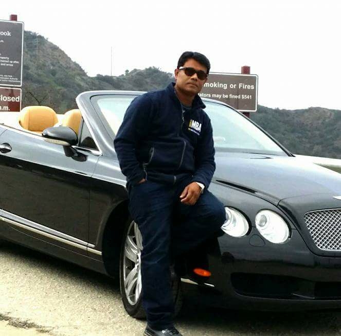 Sushil Pramanick, MBA’17, at Mulholland Drive, Santa Monica, CA