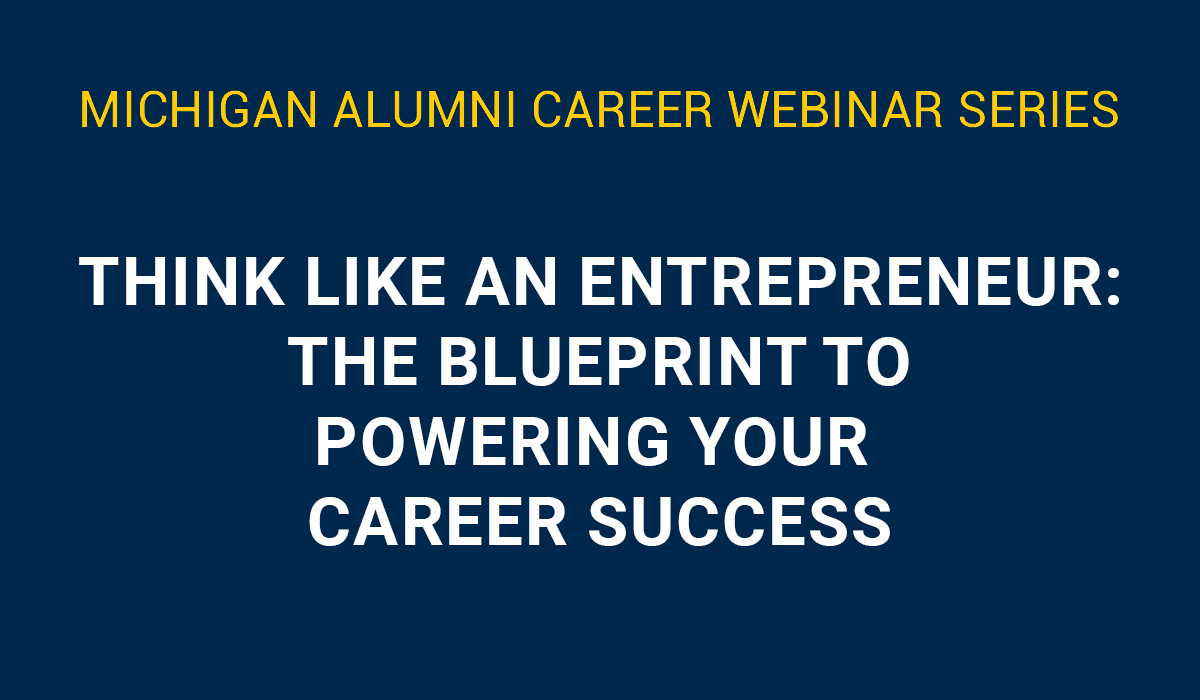 Think Like An Entrepreneur