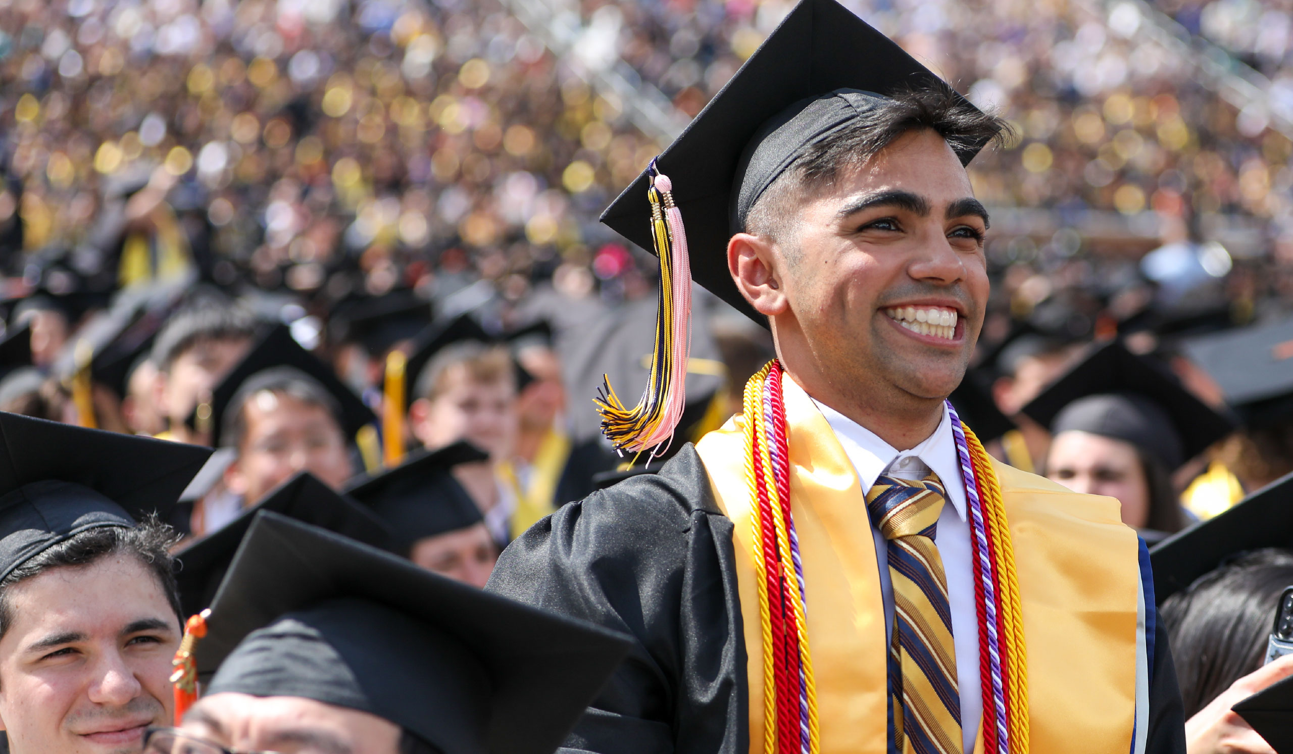 University of Michigan graduate at 2024 Spring Commencement