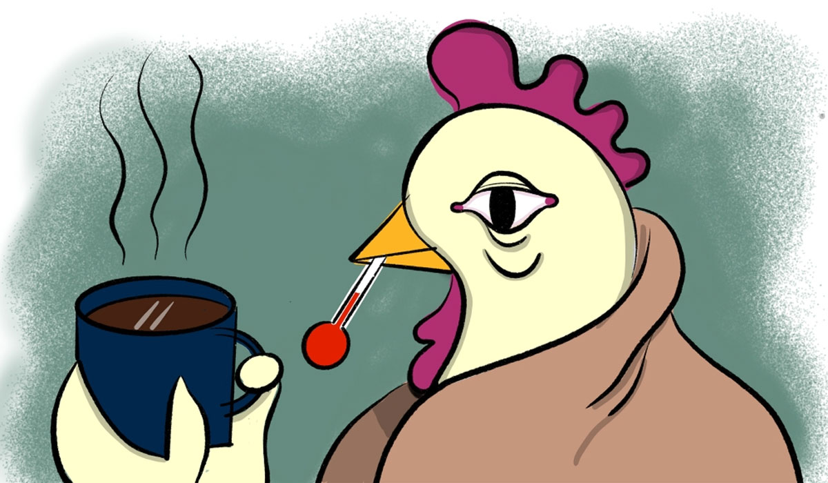 Bird Flue Sick Mug Chicken