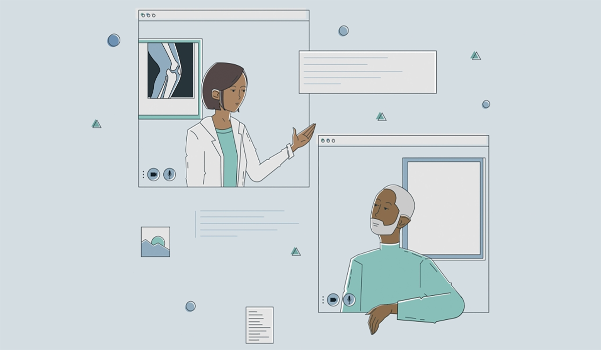 Doctor Patient Telemedicine Virtual Visit