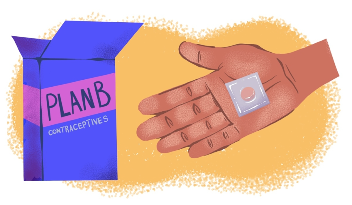 Hand Holding Contraceptive Pill Planb