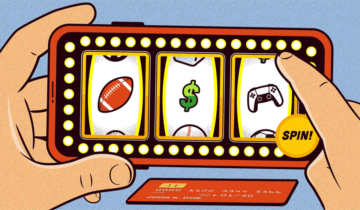 Hand Phone Betting Gambling Slots