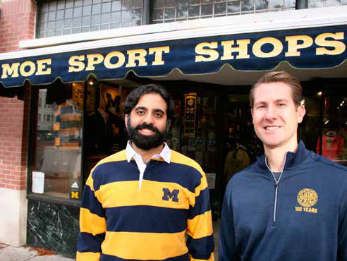 Michigan alumni Rishi Narayan and Ryan Gregg are Moe’s newest owners.