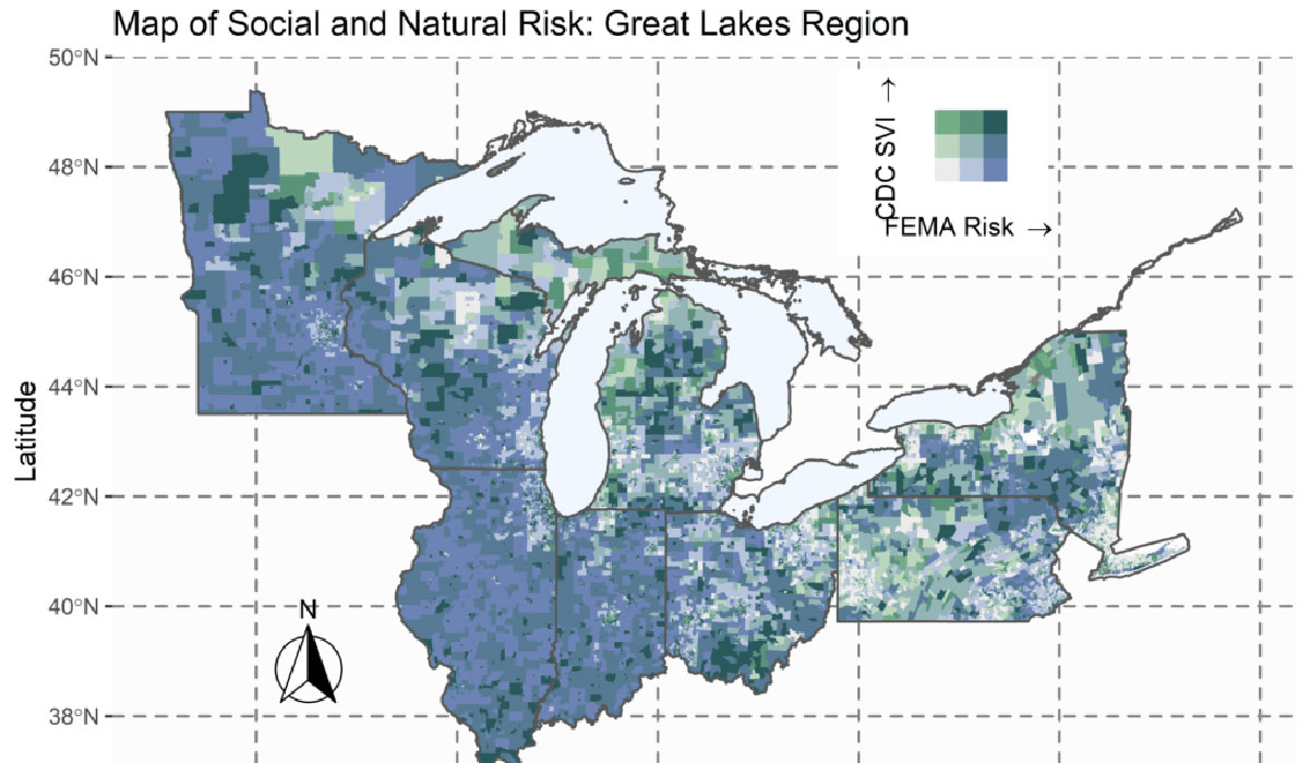 Study Web Based Tools Can Help Great Lakes Region Plan For Potential Influx Of Climate Change Migrants Map 1024x694