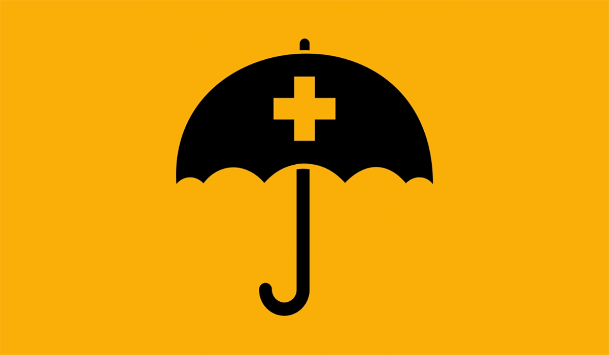 Umbrella Health Insurance Coverage Yellow