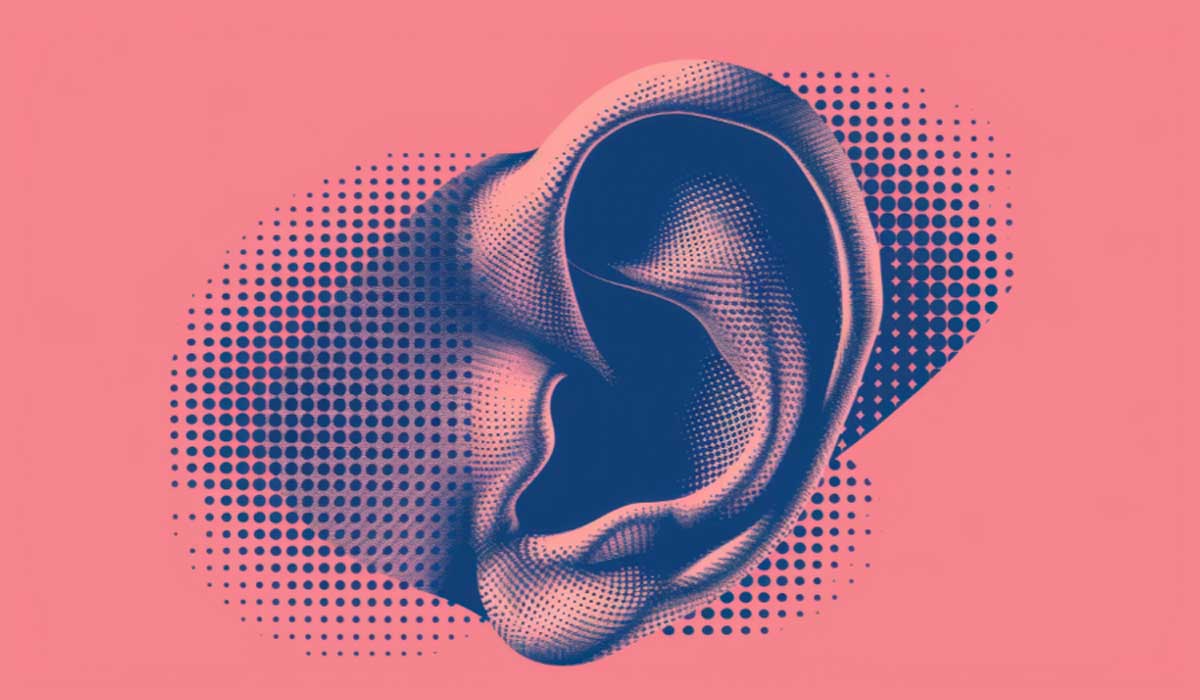 V2Ear Hearing Loss Stock Graphic