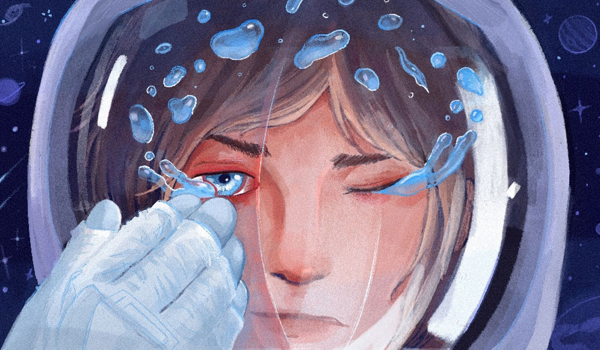 V2astronaut Gravity Eye Pain