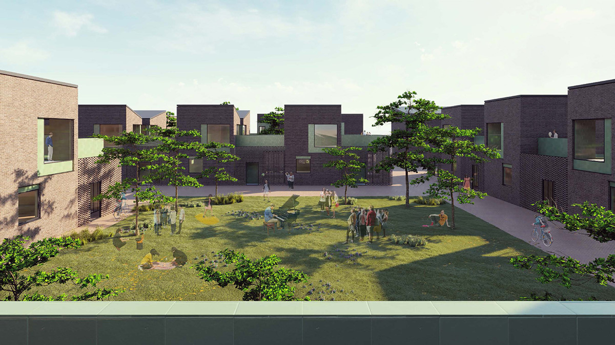 Student project for North Corktown, Detroit, by Sara Alsawafy, Erin Bolin, and Zhenkun Zhang